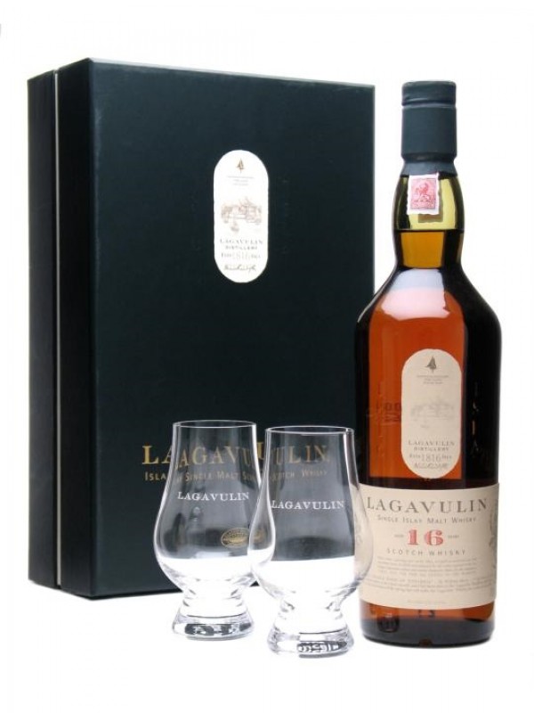 Lagavulin 16 Year Old Glencairn Glass Pack
