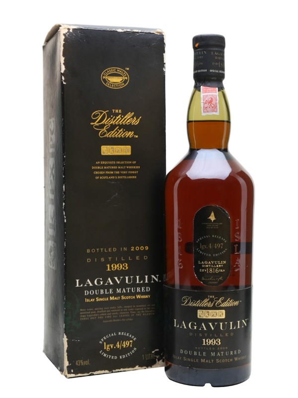 Lagavulin 1993 Distillers Edition / Bottled 2009 / Litre