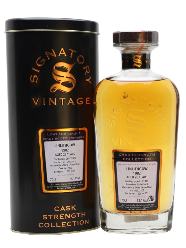 Linlithgow 1982 28 Year Old Cask #2202 Signatory