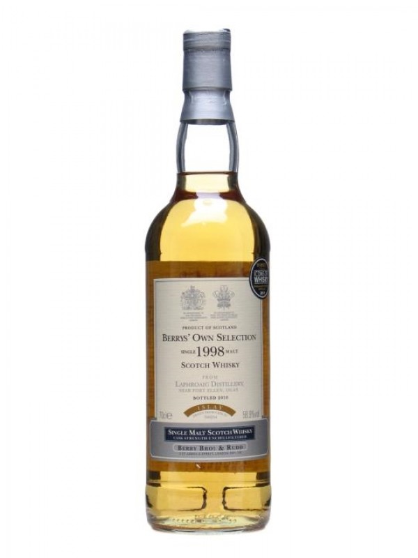 Laphroaig 1998 Bottled 2010 Cask #700254 Berry Bros & Rudd