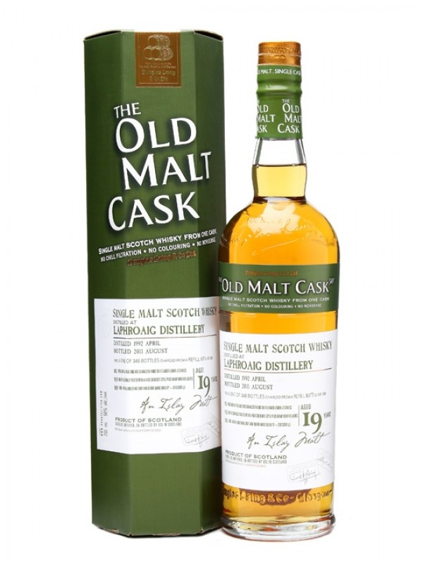 Laphroaig 1992 19 Year Old Old Malt Cask #7598 Douglas Laing