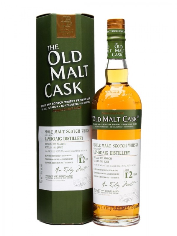 Laphroaig 1999 12 Years Old Old Malt Cask #7458  Douglas Laing