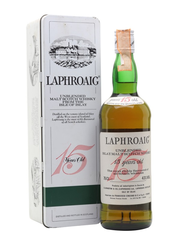 Laphroaig 15 Year Old Bottled 1980s
