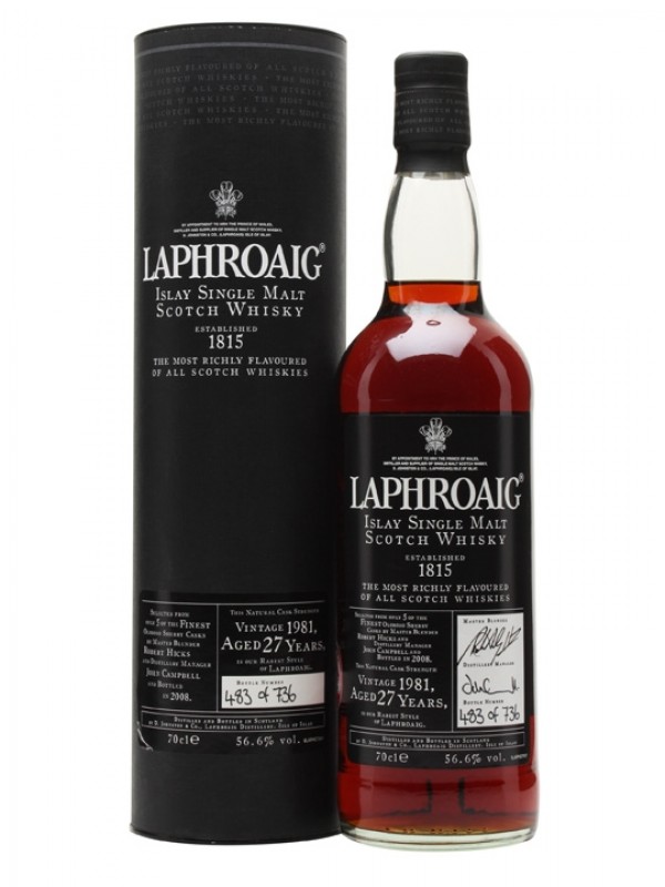 Laphroaig 1981 27 Year Old Oloroso Sherry Cask