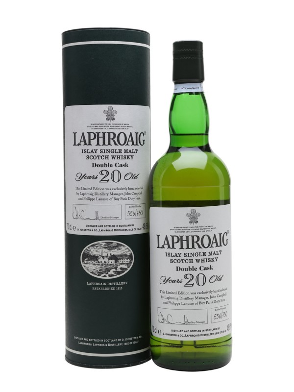 Laphroaig 20 Year Old Double Cask Travel Retail