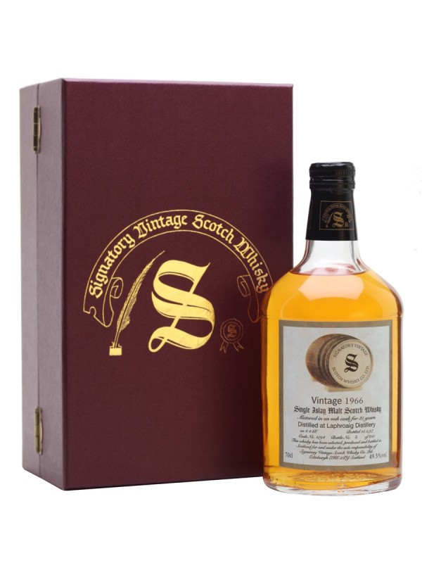 Laphroaig 1966 31 Year Old Oak Cask Signatory