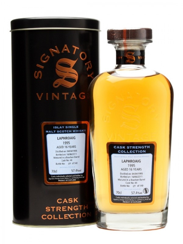 Laphroaig 1995 16 Year Old Cask #44 Signatory