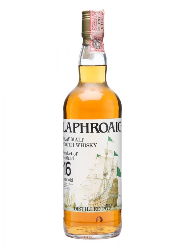 Laphroaig 1970 16 Year Old Sestante Ship Label
