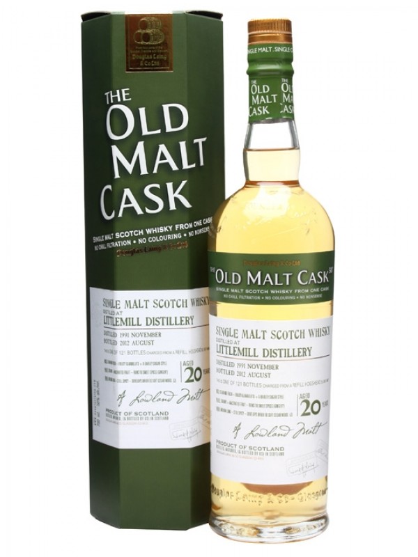 Littlemill 1991 20 Year Old Cask #8481 Douglas Laing Old Malt Cask