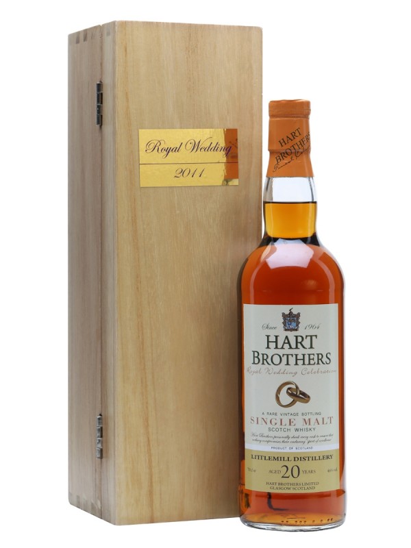 Littlemill 20 Year Old Royal Marriage Whisky Hart Brothers