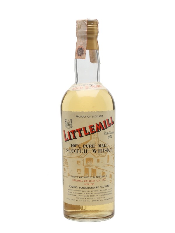 Littlemill 5 Year Old Bottled 1980s