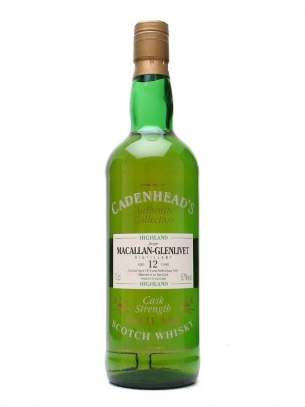 Macallan Glenlivet 1979 12 Year Old Cadenhead's