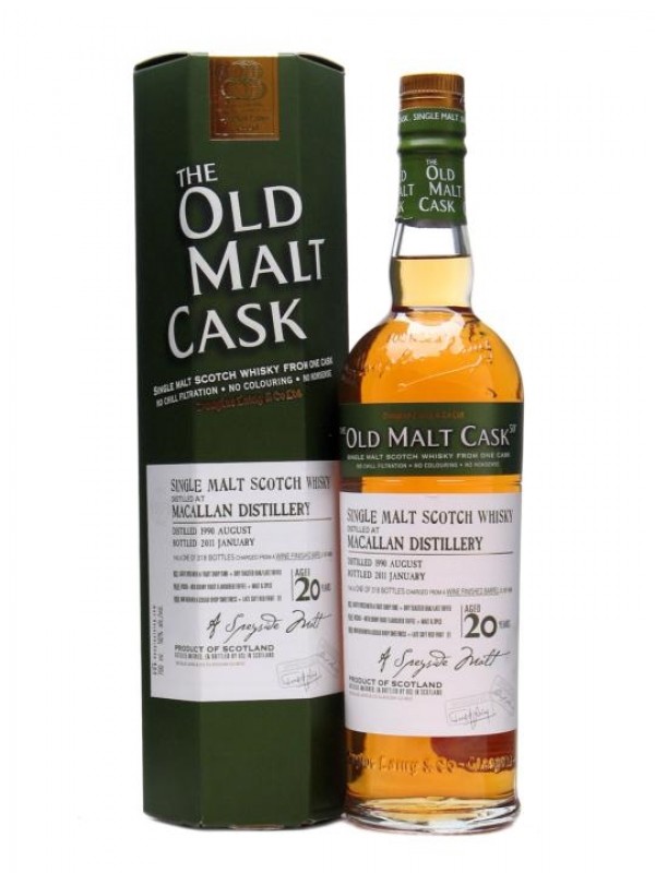 Macallan 1990 20 Year Old Old Malt Cask Wine Finish Douglas Laing