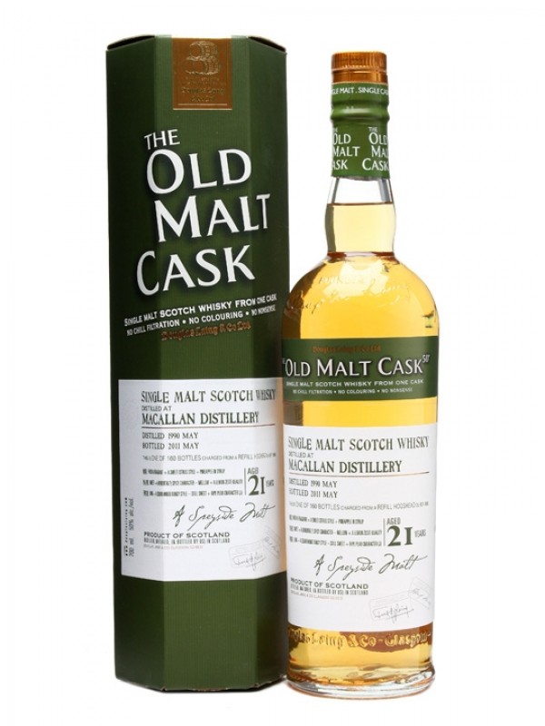 Macallan 1990 21 Year Old Old Malt Cask #7090 Douglas Laing