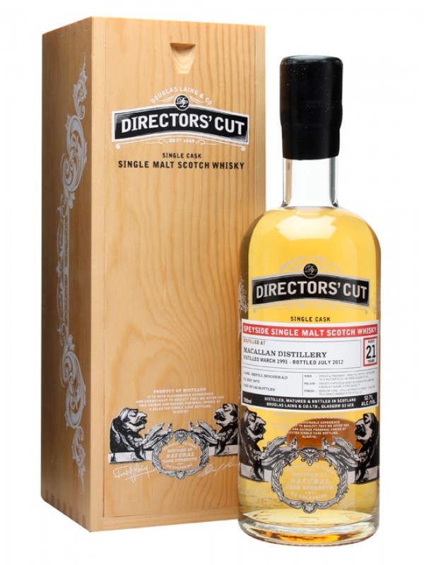 Macallan 1991 21 Year Old Directors' Cut Douglas Laing