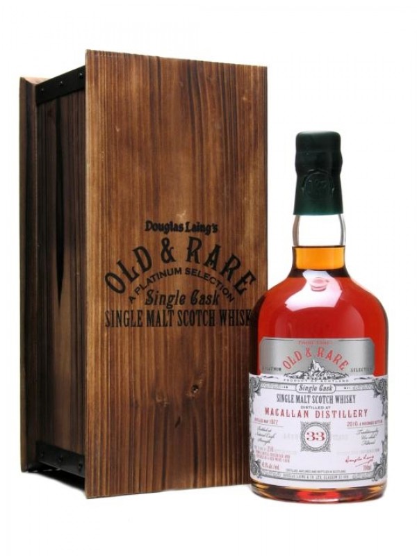 Macallan 1977 33 Year Old Red Wine Finish Douglas Laing Platinum Selection