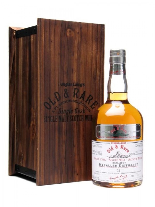 Macallan 1988 21 Year Old Bottled Oct 2009 Douglas Laing Platinum Selection