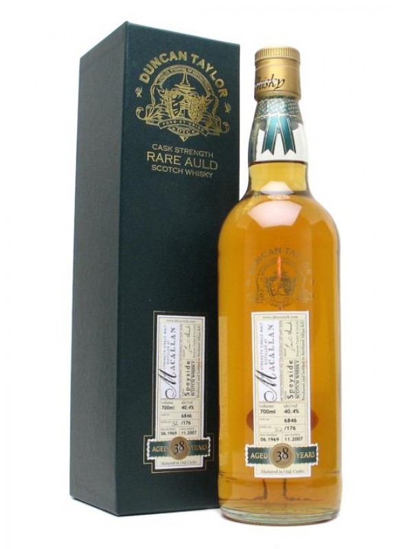 Macallan 1969 38 Year Old Duncan Taylor