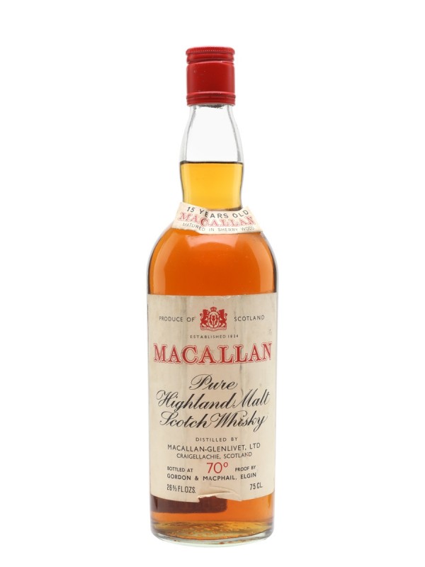 Macallan 15 Year Old Bottled 1970s Gordon & Macphail