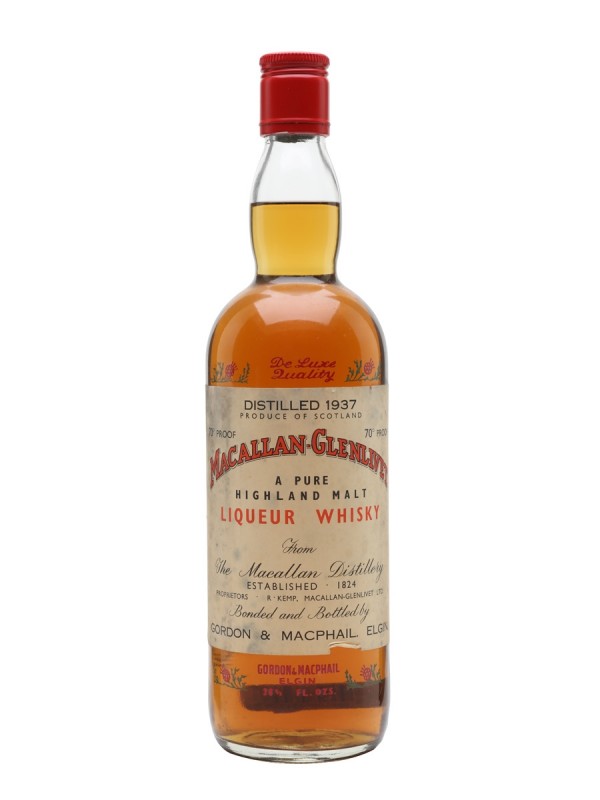 Macallan Glenlivet 1937 Bottled 1970s Gordon & Macphail
