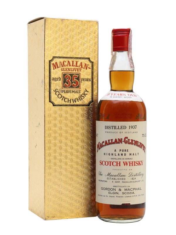 Macallan Glenlivet 1937 35 Year Old Sherry Cask Gordon & Macphail