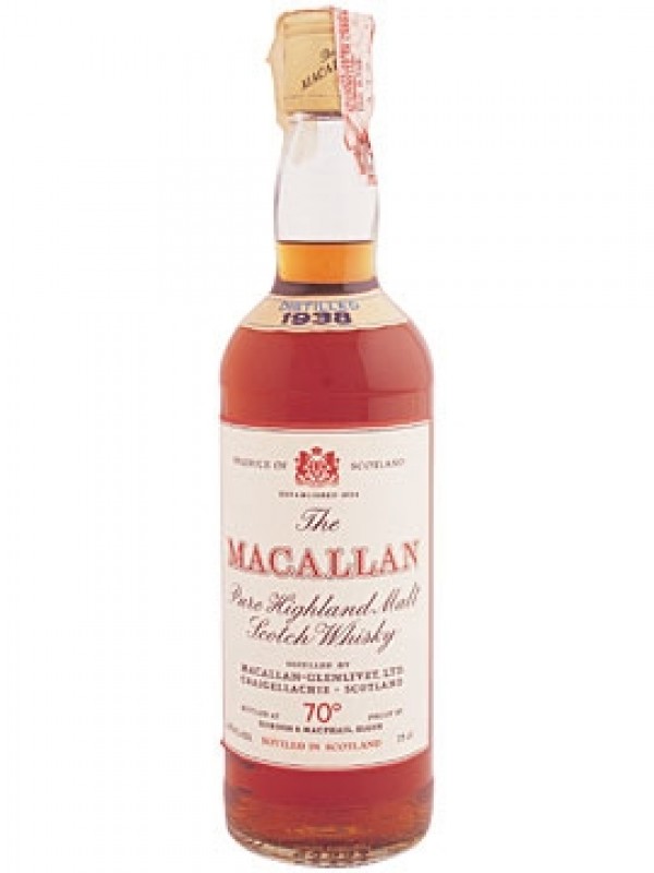 Macallan 1938 Sherry Cask Bottled 1970s Gordon & Macphail