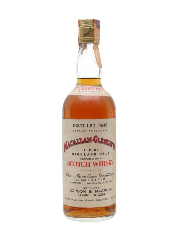 Macallan 1945 33 Year Old Gordon & Macphail