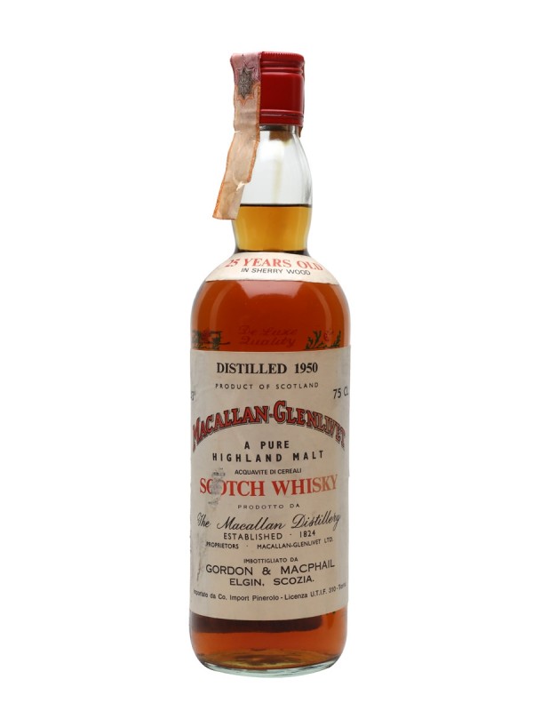 Macallan Glenlivet 1950 25 Year Old Gordon & Macphail
