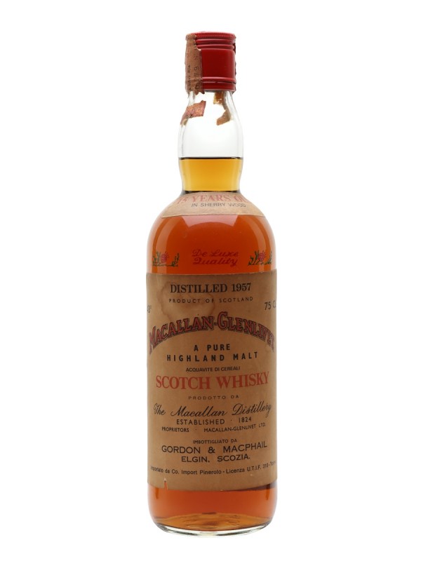 Macallan Glenlivet 1957 15 Year Old Sherrywood G M Gordon & Macphail