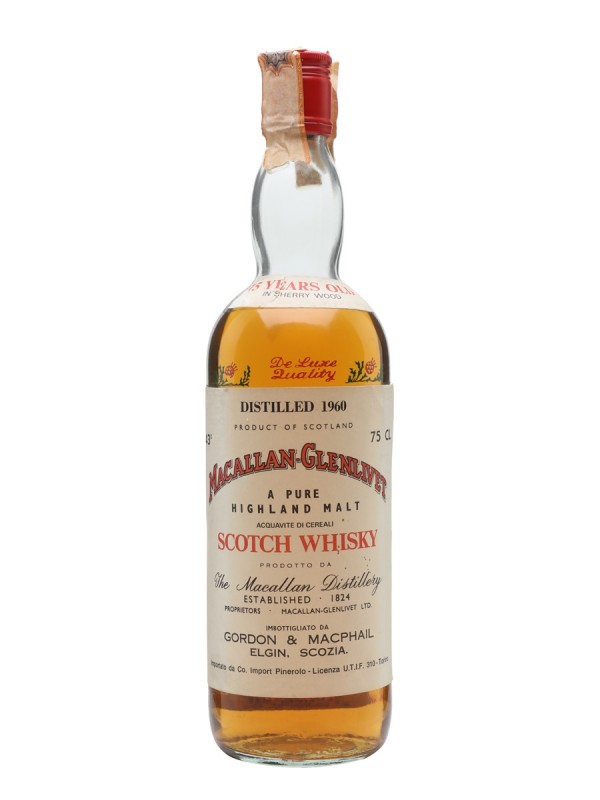 Macallan Glenlivet 1960 15 Year Old Sherrywood Gordon & Macphail