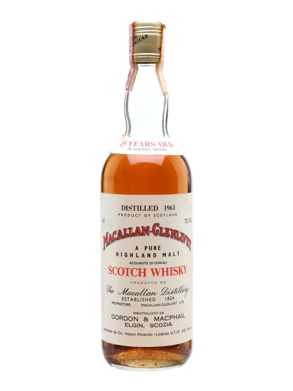 Macallan Glenlivet 1961 15 Year Old Gordon & Macphail
