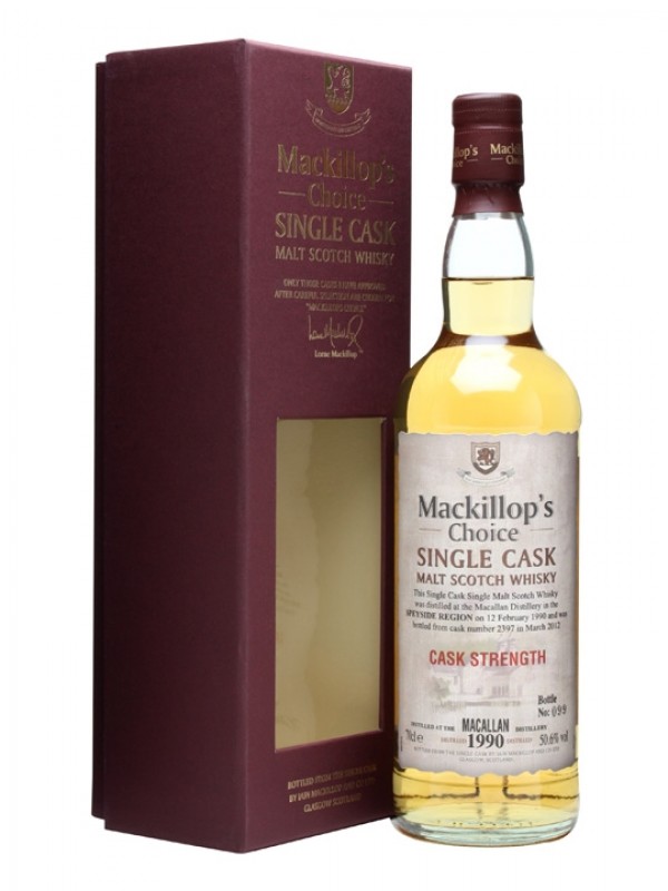 Macallan 1990 Cask #2397 Mackillop's Choice