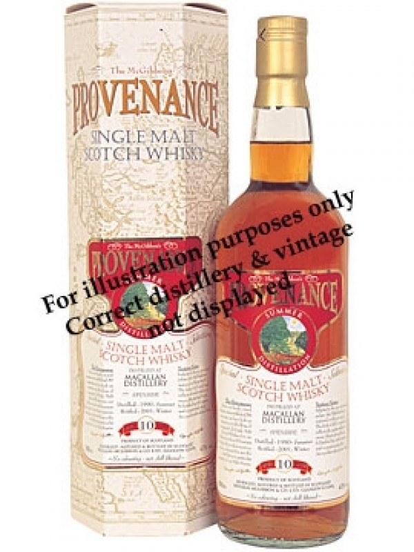 Macallan 1990 10 Year Old Sherry McGibbon's Provenance
