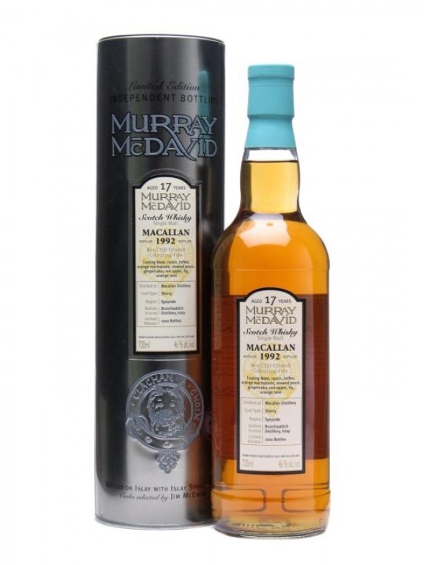 Macallan 1992 17 Year Old Sherry Cask Murray McDavid
