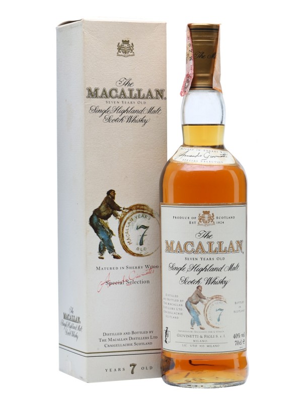 Macallan 7 Year Old Giovinetti Special Selection