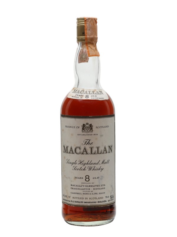 Macallan 8 Year Old bottled 1970s