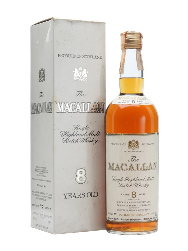 Macallan 8 Year Old Bottled 1980's