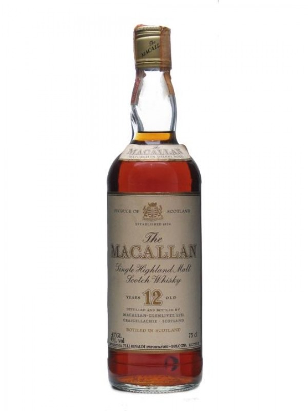 Macallan 12 Year Old Bottled 1980s
