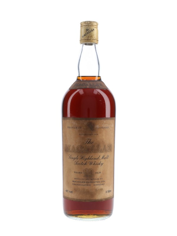 Macallan 12 Year Old Bottled 1980's 100cl