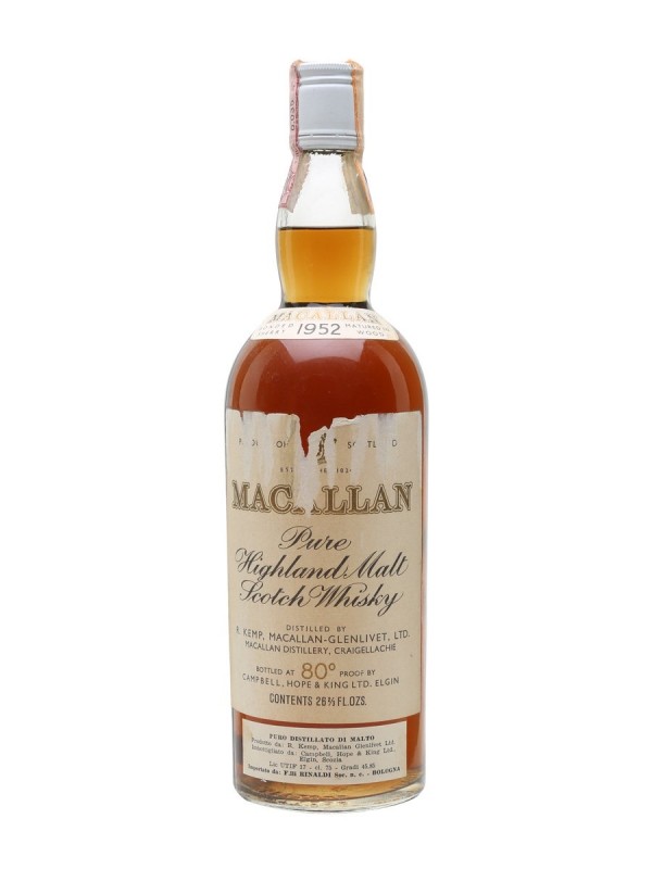 Macallan 1952 Vintage Label
