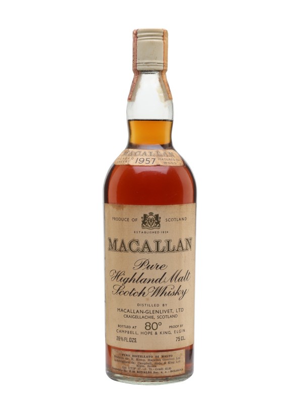 Macallan 1957 Vintage Label