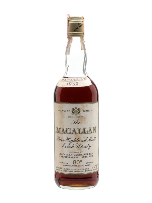 Macallan 1959 Vintage Label
