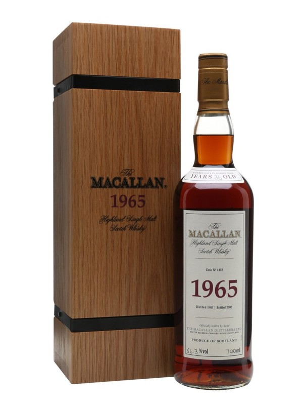 Macallan 1965 36 Year Old Fine Rare