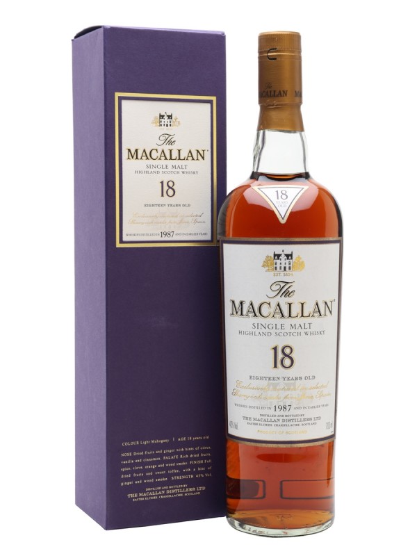 Macallan 1987 18 Year Old Sherry Oak