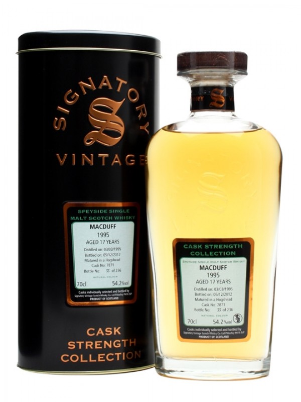 Macduff 1995 17 Year Old Cask #7871 Signatory Cask Strength Collection