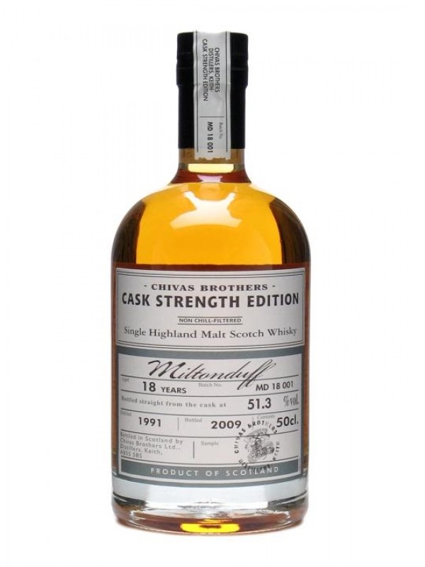 Miltonduff 1991 18 Year Old Cask Strength Edition