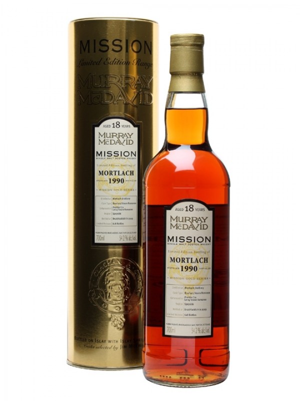 Mortlach 1990 18 Year Old Leroy Vosne Roman e Finished Murray McDavid Mission