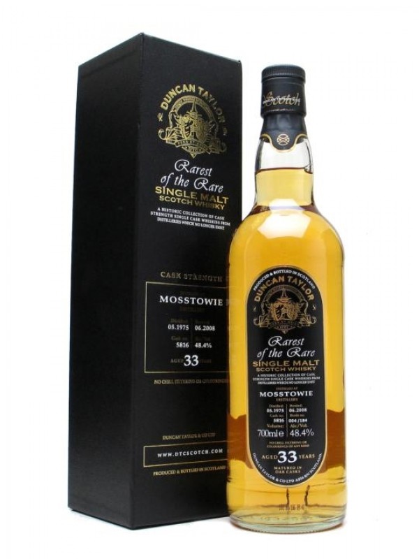 Mosstowie 1975 33 Year Old Cask #5816 Duncan Taylor Rarest of the Rare