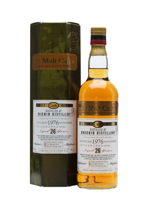 Brechin 1976 26 Year Old Sherry Finish Douglas Laing Old Malt Cask