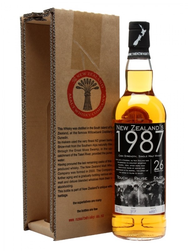 New Zealand's 1987 24 Year Old Touch Pause Engage The New Zealand Malt Whisky Company Ltd